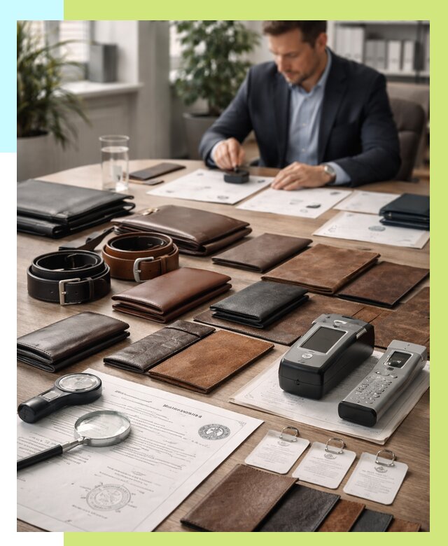 Сертификация кожаных изделий в Арзамасе от 13033 р. | Алешин-Рзм