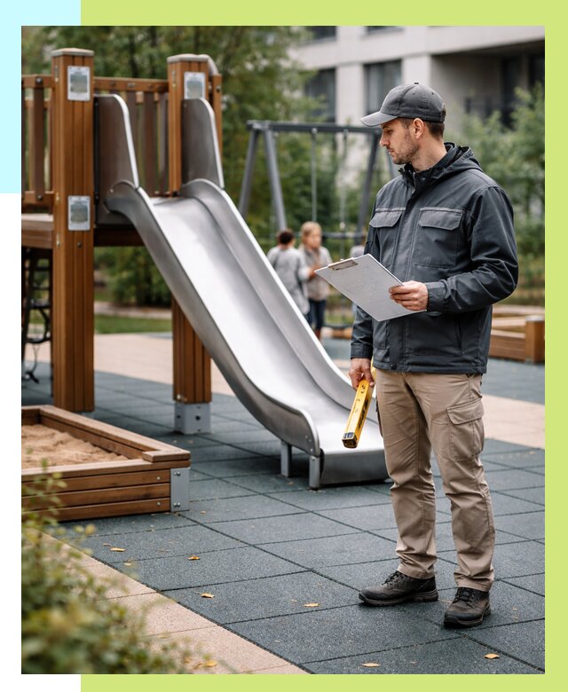 Сертификация детских площадок в Арзамасе от 27153 р. | Алешин-Рзм