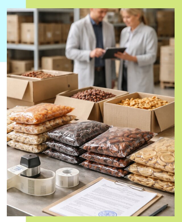 Сертификация сухофруктов в Арзамасе от 13033 р. | Алешин-Рзм под ключ