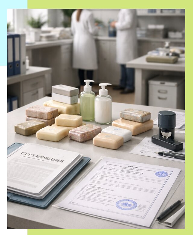 Сертификация мыла и сертификат на мыло в Арзамасе от 13033 | Алешин-Рзм