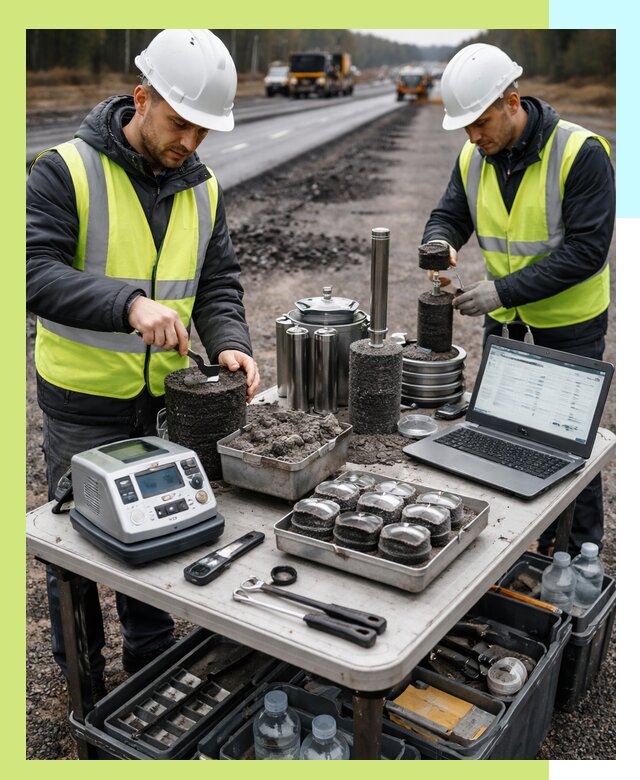 Сертификация асфальта: испытания и подтверждение в Арзамасе