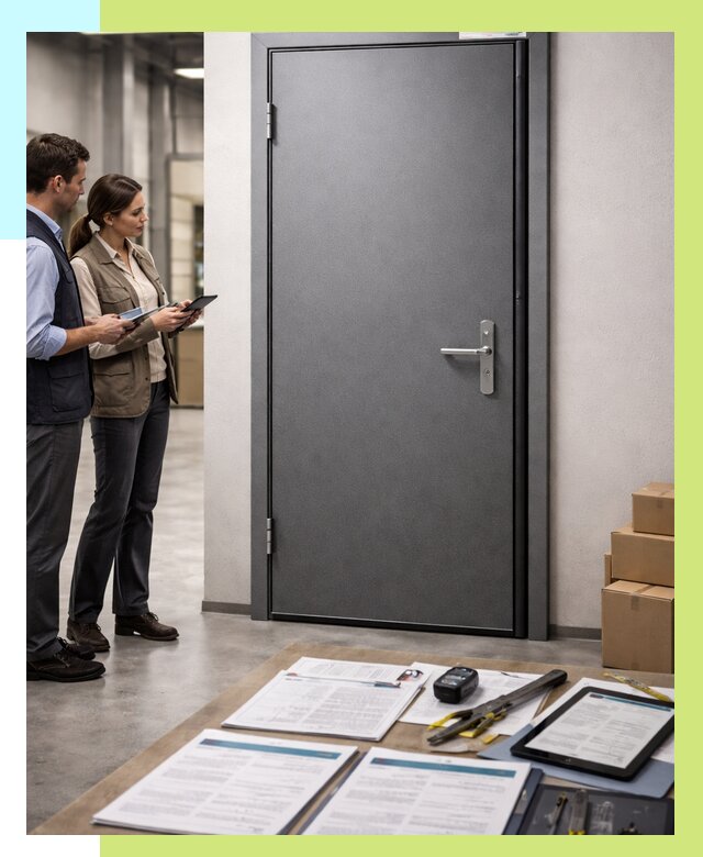 Сертификация противопожарных дверей в Арзамасе от 9775 р. | Алешин-Рзм