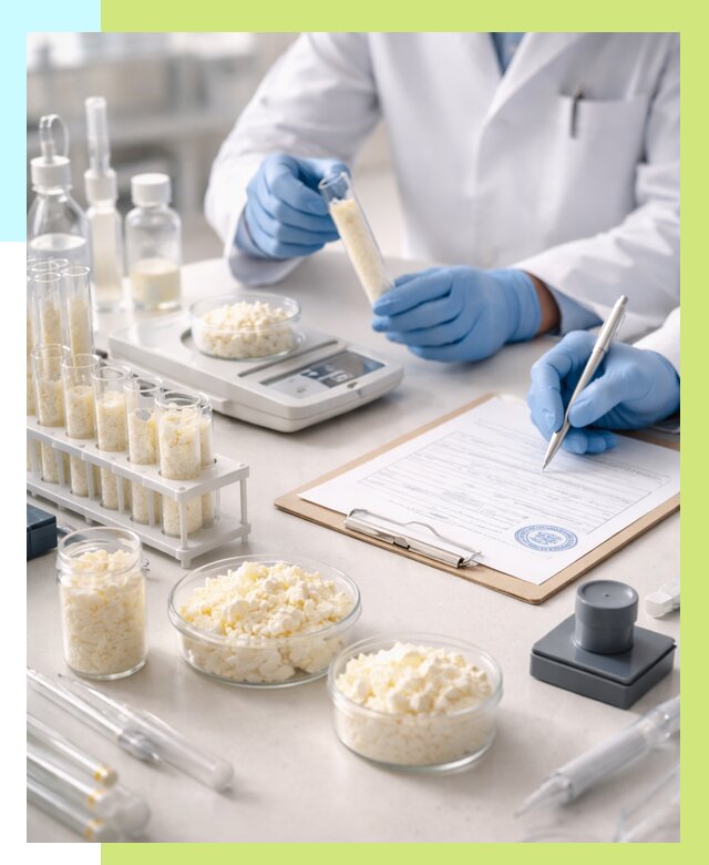 Сертификация творога в Арзамасе от 13033 р. под ключ | Алешин-Рзм