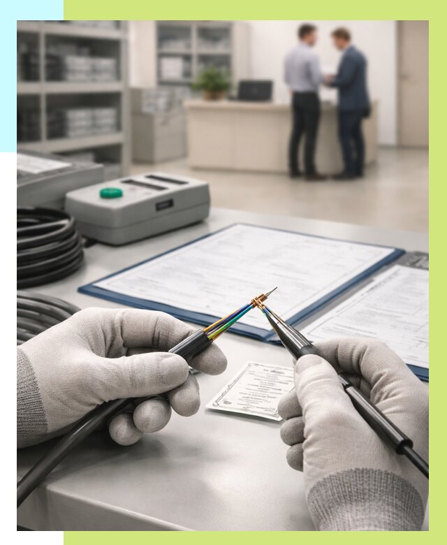 Сертификация провода в Арзамасе от 19550 р. в Алешин-Рзм