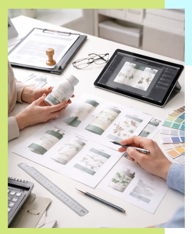 Профессиональная разработка дизайна и текста этикетки продукции в Арзамасе