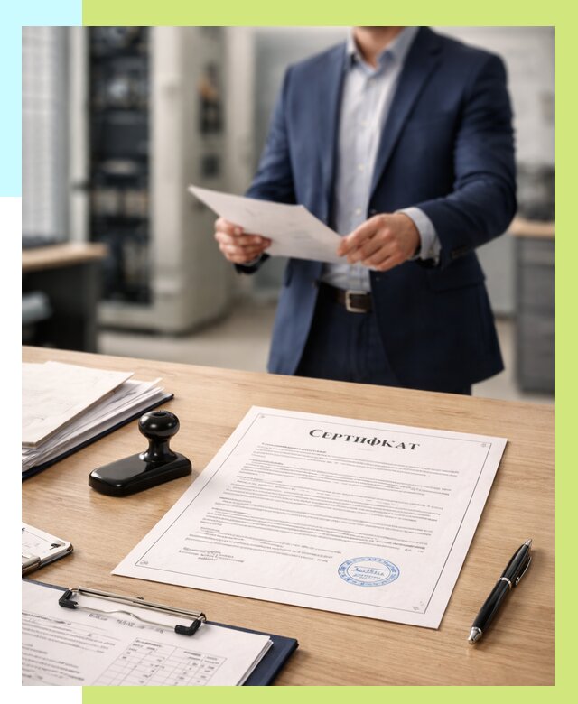 Сертификат на оборудование в Арзамасе от 16292 р. | Алешин-Рзм