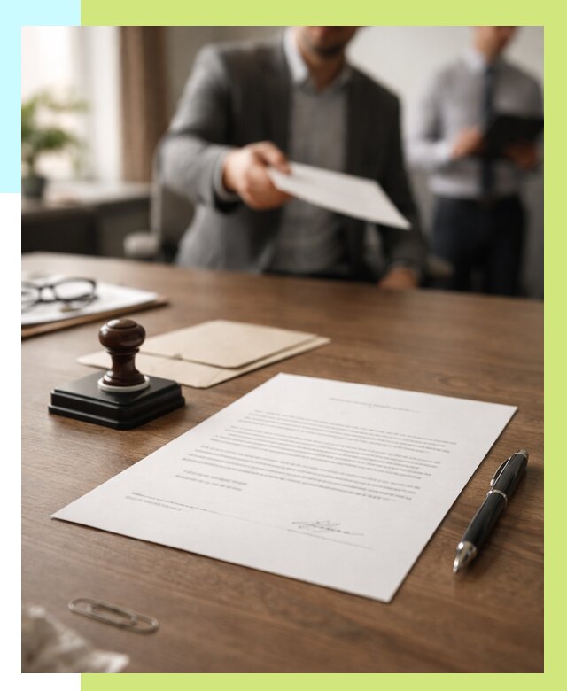 Отказное письмо по сертификации в Арзамасе от 3801 р. | Алешин-Рзм