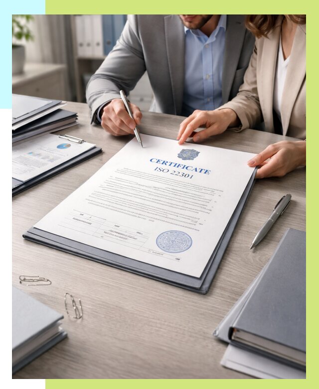 Сертификат ISO 22301 в Арзамасе от 48875 р. | Алешин-Рзм срочно