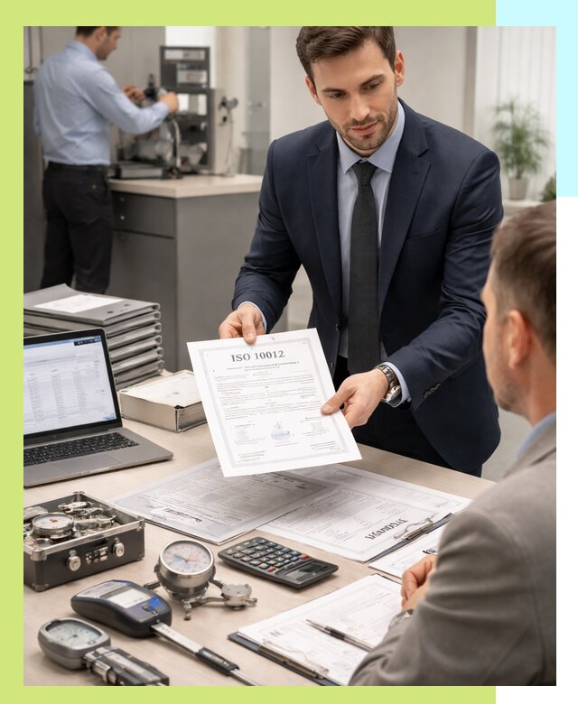 Выдача сертификата ISO 10012 по требованиям метрологии в Арзамасе